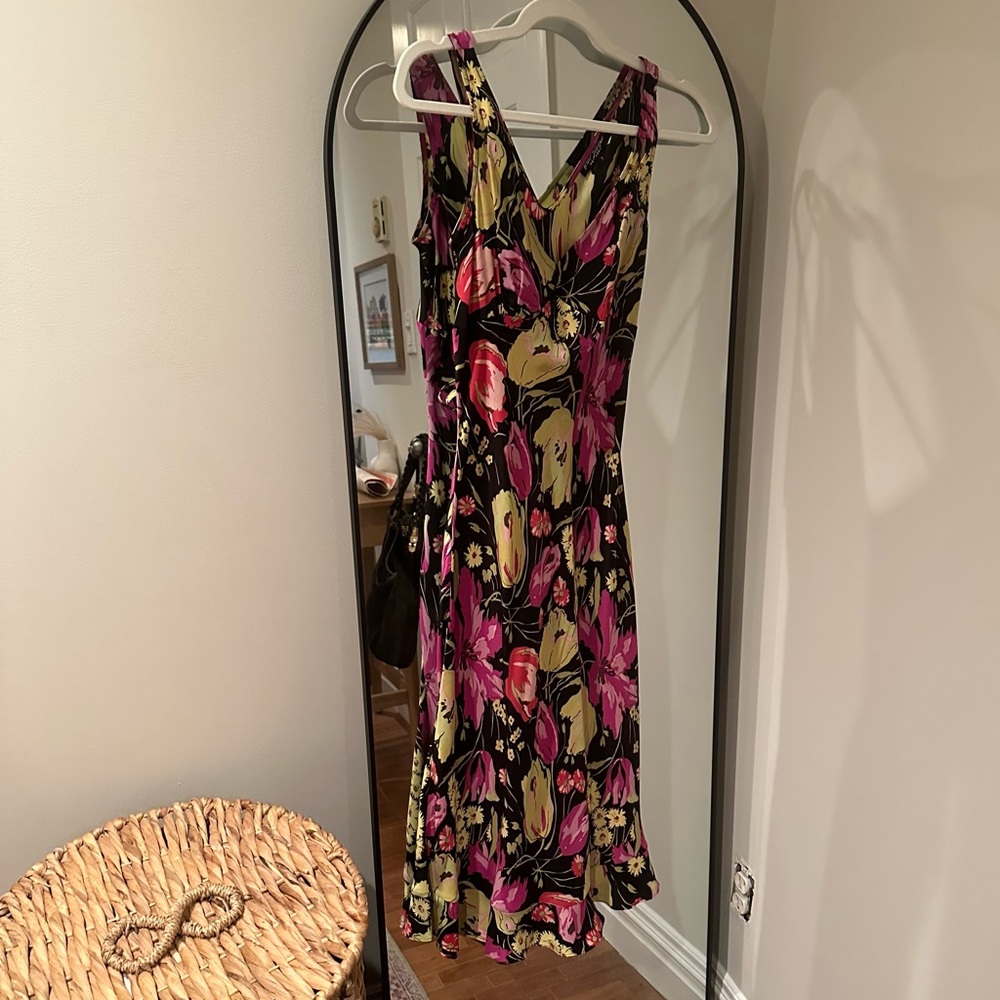 100% Silk Vintage Betsy Johnson Dress (XS)